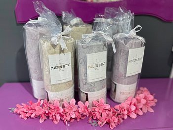 Простынь на резинке FEELLOVE фиолет 